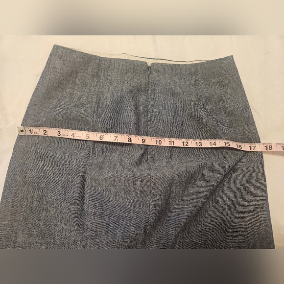J. CREW Chambray Skirt w/Scalloped Detail | SZ 00 - Picture 10 of 10